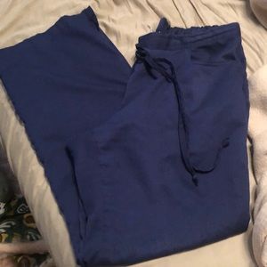 Greys anatomy navy blue scrub pants size med!